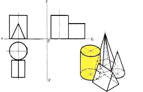 Методическая разработка урока Проекции группы геометрических тел.