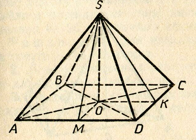 Урок по математике для 10 класса по теме «Неправильные пирамиды»