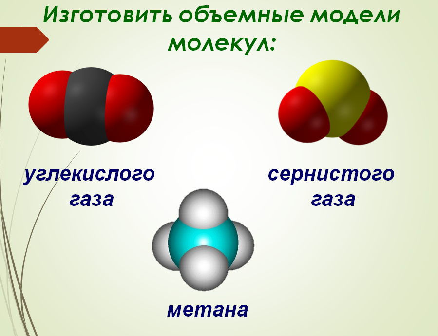 Кислород метан сернистый газ
