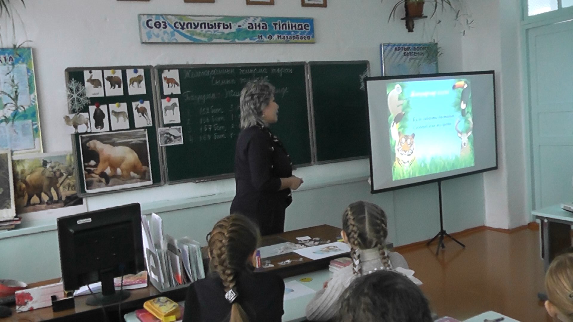 Животный мир урок казахского языка в 4 классе