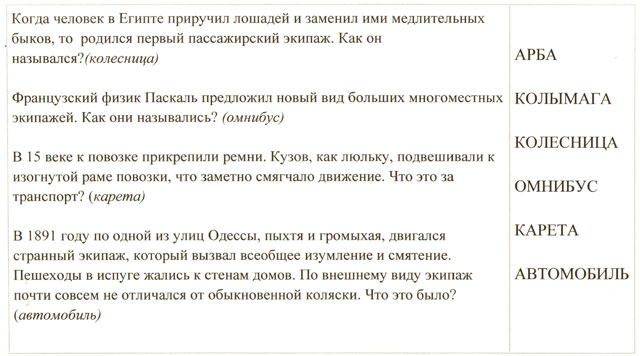 Конспект занятия по теме: «Знайте правила движенья, как таблицу умноженья!»(6-11классы)