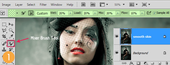 Добавление эффекта огня и дыма в программе Adobe Photoshop