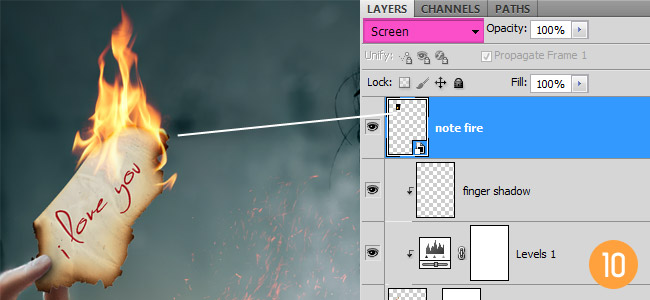 Добавление эффекта огня и дыма в программе Adobe Photoshop