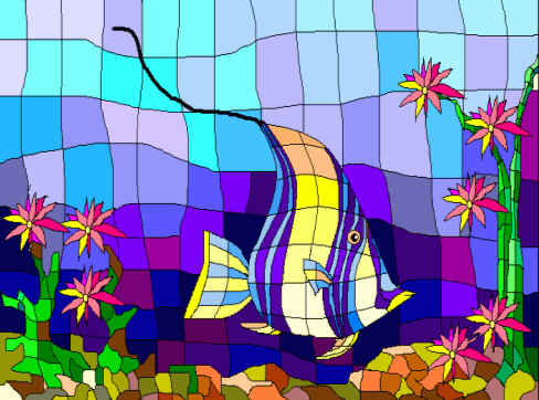 Конспект урока по информатике Создание мозаичных картин в графическом редакторе Paint (6 класс)