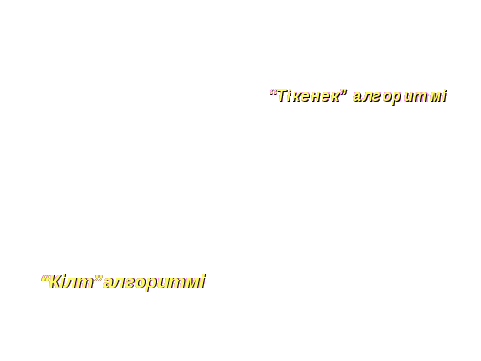 Разработка по информатике Алгоритм типтері 6 класс