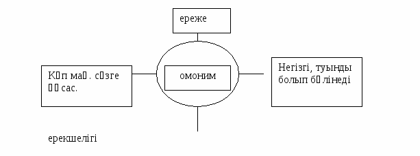 Қазақ тілі Омоним 5 сынып