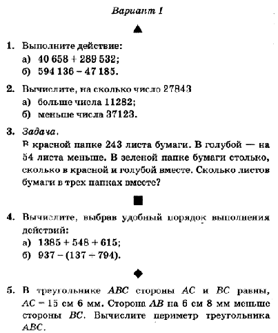 Рабочая программа по математике 5 класс автор Виленкин