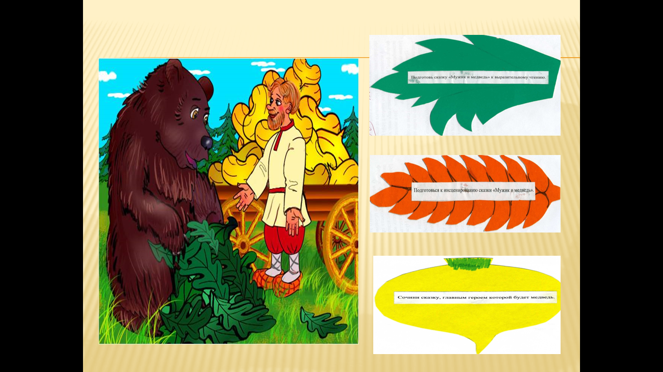Урок литературного чтения по теме Мужик и медведь. Сказки бытовые, о животных, волшебные (2 класс)