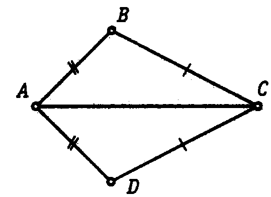 Карточка с готовыми чертежами по теме Признаки равенства треугольников