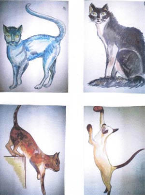 Урок изобразительного искусства Удивительные кошки