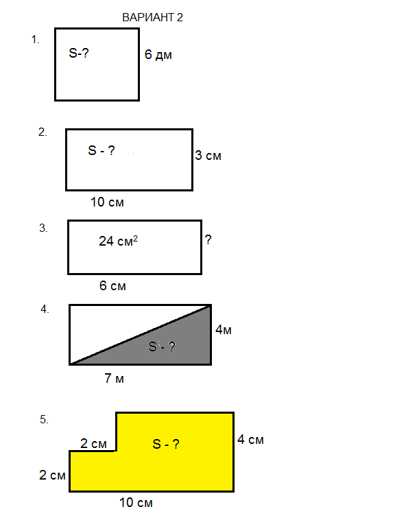 Технологическая карта по математике на тему Площадь прямоугольника(5 класс)