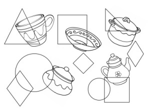 Конспект урока математики во 2 классе на тему: урок-проект «Узоры и орнаменты на посуде».