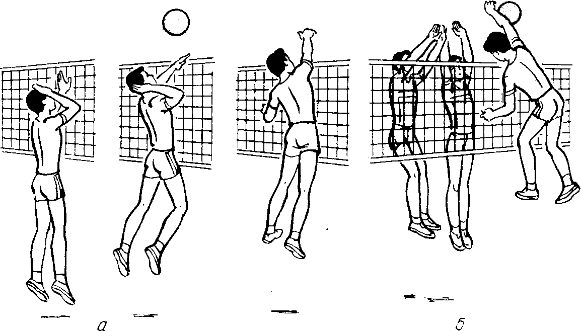 Передачи нападающий удар в волейболе