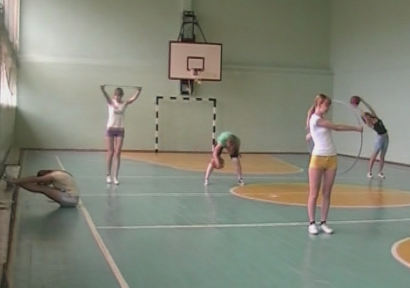 Урок по физической культуре, раздел баскетбол, тема Общая физическая подготовка девушек-старшеклассниц