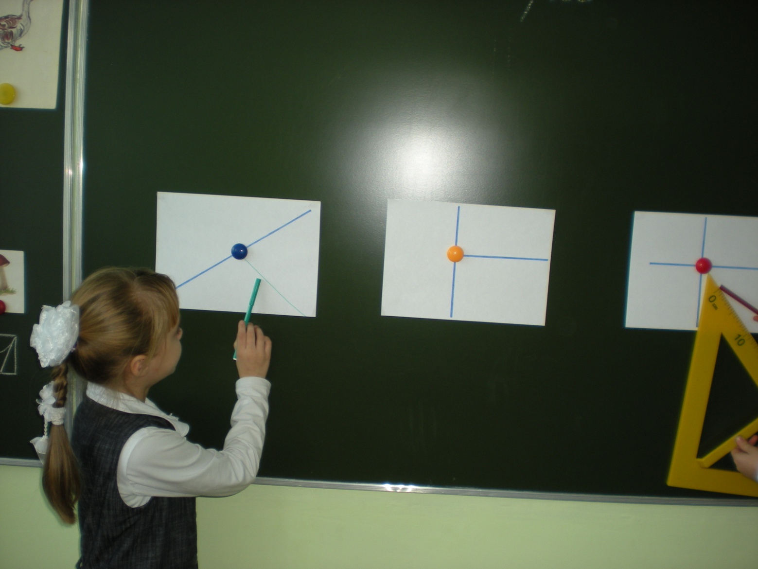 Урок математики по теме «Луч» 1 класс система Занкова
