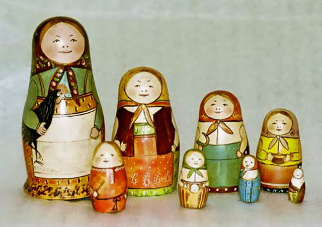 Урок-праздник в начальных классах Русские матрешки.