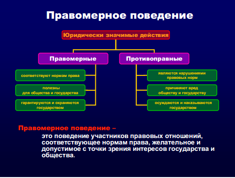 Конспект урока обществознания в 11 классе на тему Юридическая ответственность