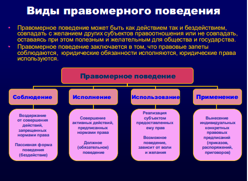 Конспект урока обществознания в 11 классе на тему Юридическая ответственность