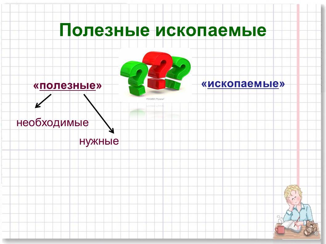 Урок окружающего мира на тему: Полезные ископаемые (3 класс)