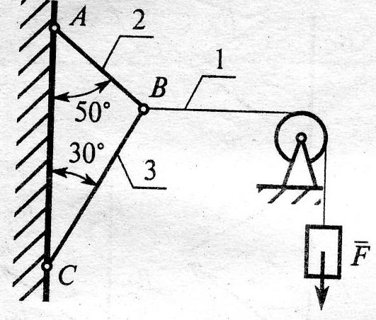 Груз f находится в равновесии. Силовой треугольник теоретическая механика. Решение задач по технической механике сетков. Ответы по техническая механика сетков. Сборник задач по технической механике сетков.