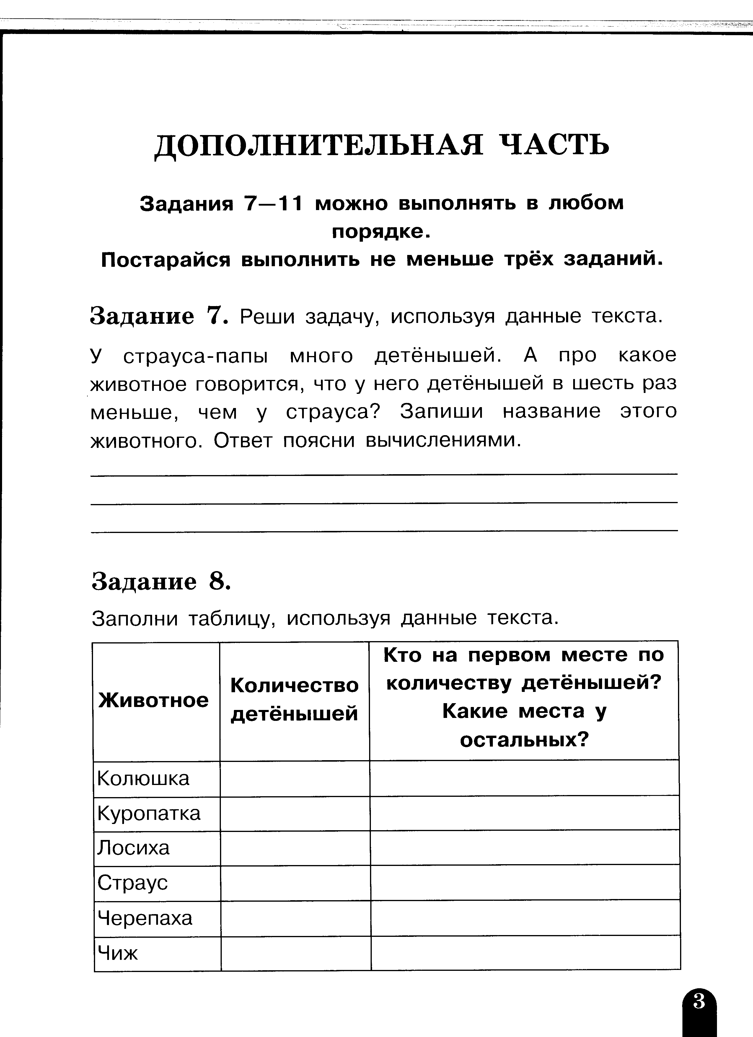 Интегрированная работа за 2 класс