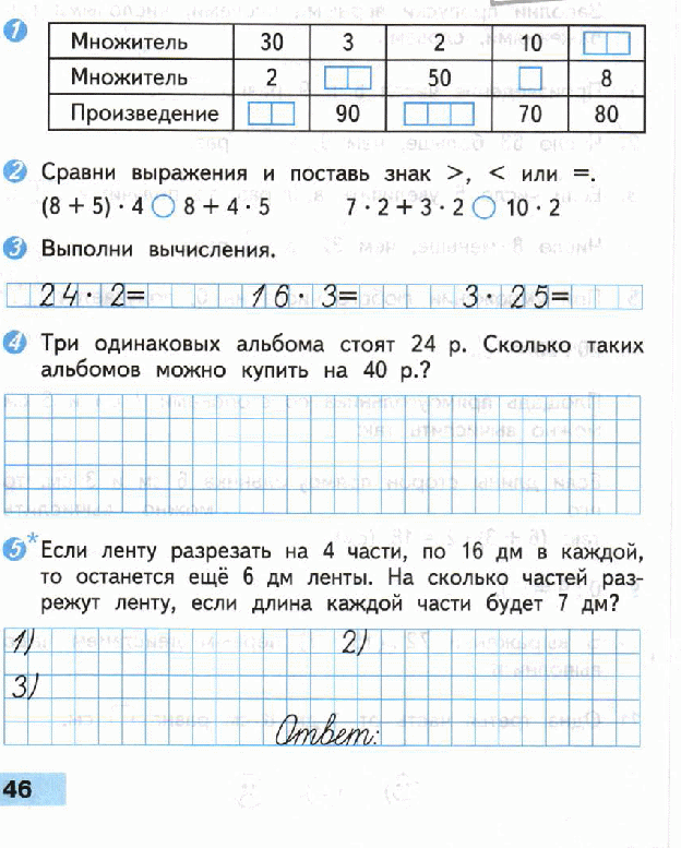 Проверочные по математике 3 класс школа России. Сравни произведения не выполняя вычислений. Сравни произведения не выполняя вычислений 3 класс. Задача 2 7 одинаковых альбомов 170 рублей сколько стоят 1 альбом.