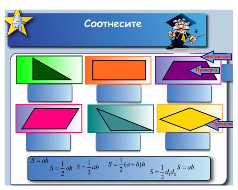 Конспект урока по математике для 8 класса «Площадь многоугольника»