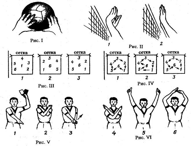 Тесты по физической культуре. Тема Волейбол (жесты судьи) 9-11 класс