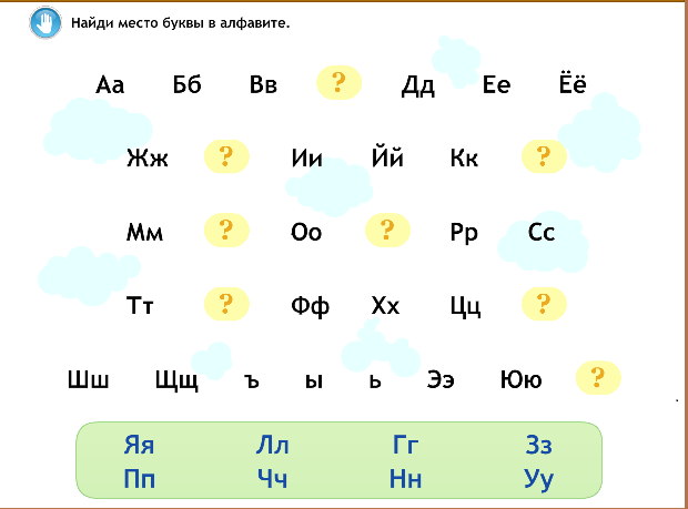 Конспект урока русского языка по теме Алфавит. 2 класс