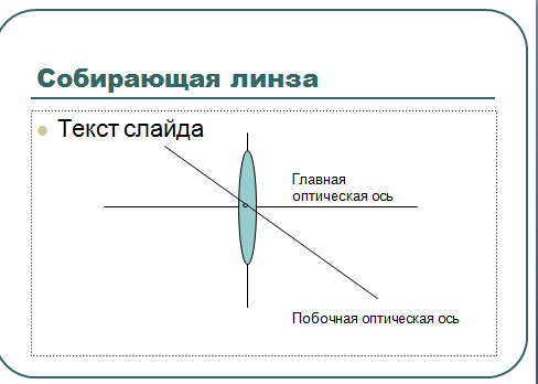 Конспект по физике на темуЛинзы.Построение изображений,даваемых линзой.