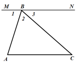 Конспект урока по геометрии на тему Сумма углов треугольника