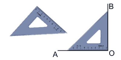 Урок по математике Угол. Развернутый и прямой угол. чертежный треугольник (5 класс)