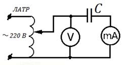 Лабораторная работа по физике на тему Исследование зависимости силы тока от электроёмкости конденсатора в цепи переменного тока (задания)