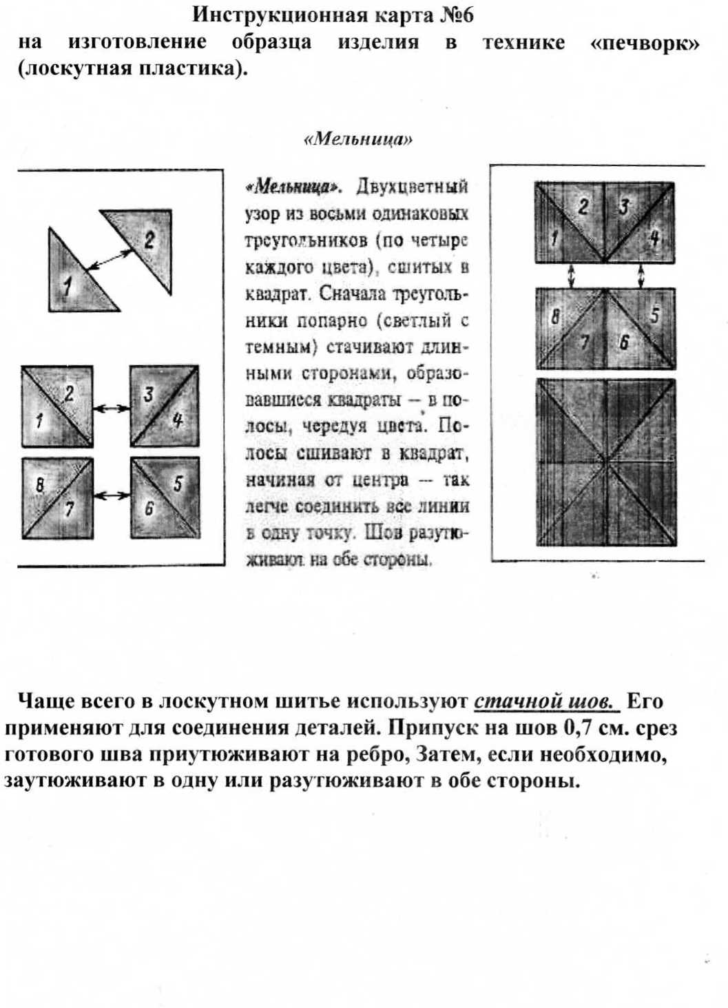 Конспект урока по технологии Швейный цех