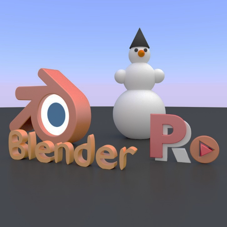 3D моделирование в программе blender Создание снеговика