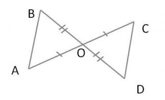Самостоятельная работа Первый признак равенства треугольников