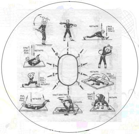 Развитие физических качеств методом «круговой тренировки»