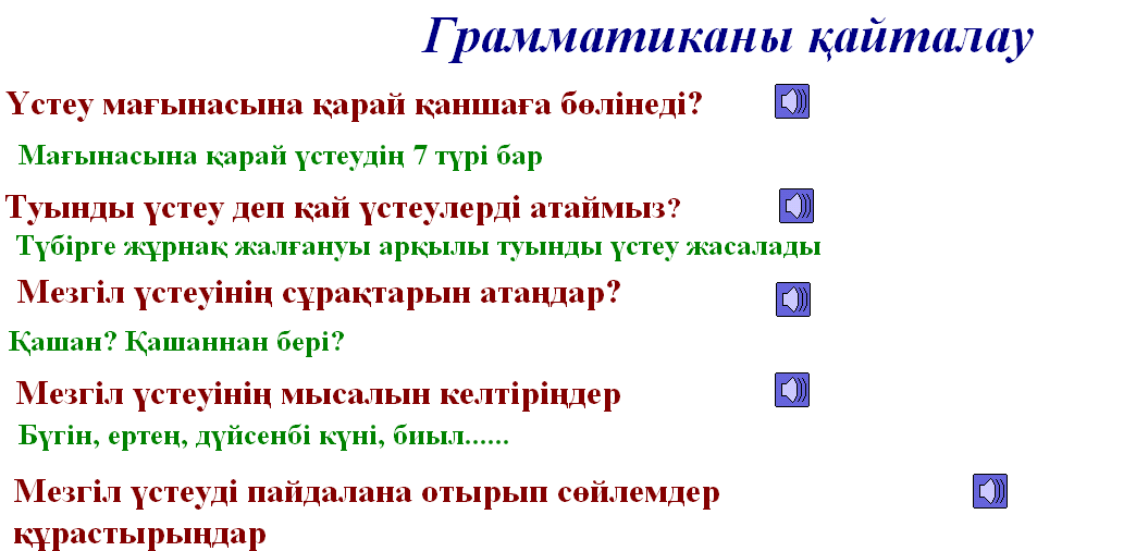 Қазақстанның ірі қонақ үйлері урок по казахскому языку 11 класс