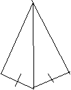 Тест по теме Прямоугольные треугольники, 7 класс.