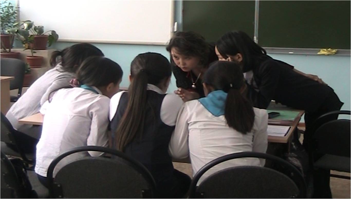 Урок литературного чтения в 5 классе для казахской школы. Тема урока: Л. Воронкова «Радости»