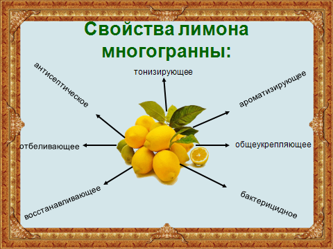 Учебно – исследовательский проект «Лимон - волшебник», 2 класс