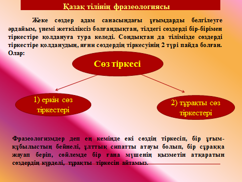 Тұрақты сөз тіркестері. Мақал-мәтелдер (Ашық сабақ)