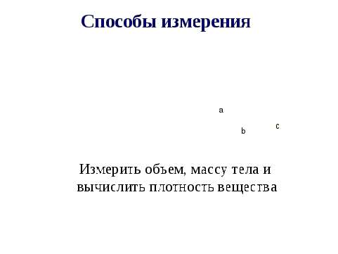 Урок по теме: Плотность вещества