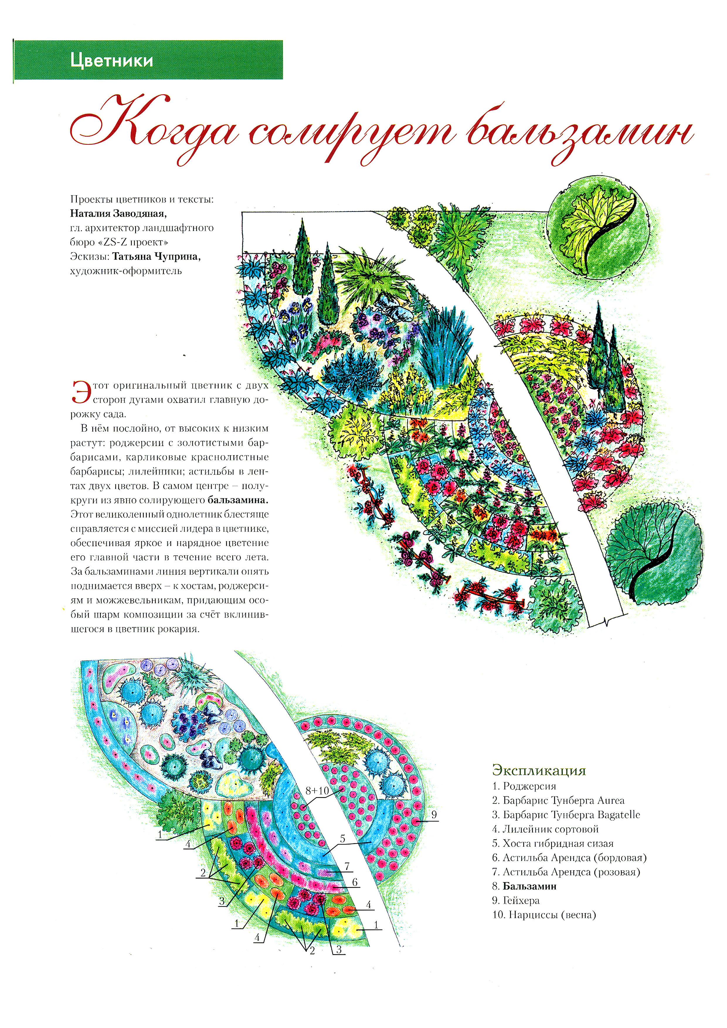 План-конспект занятия по ландшафтному дизайну для УДОД Эскиз цветника для пришкольного участка.