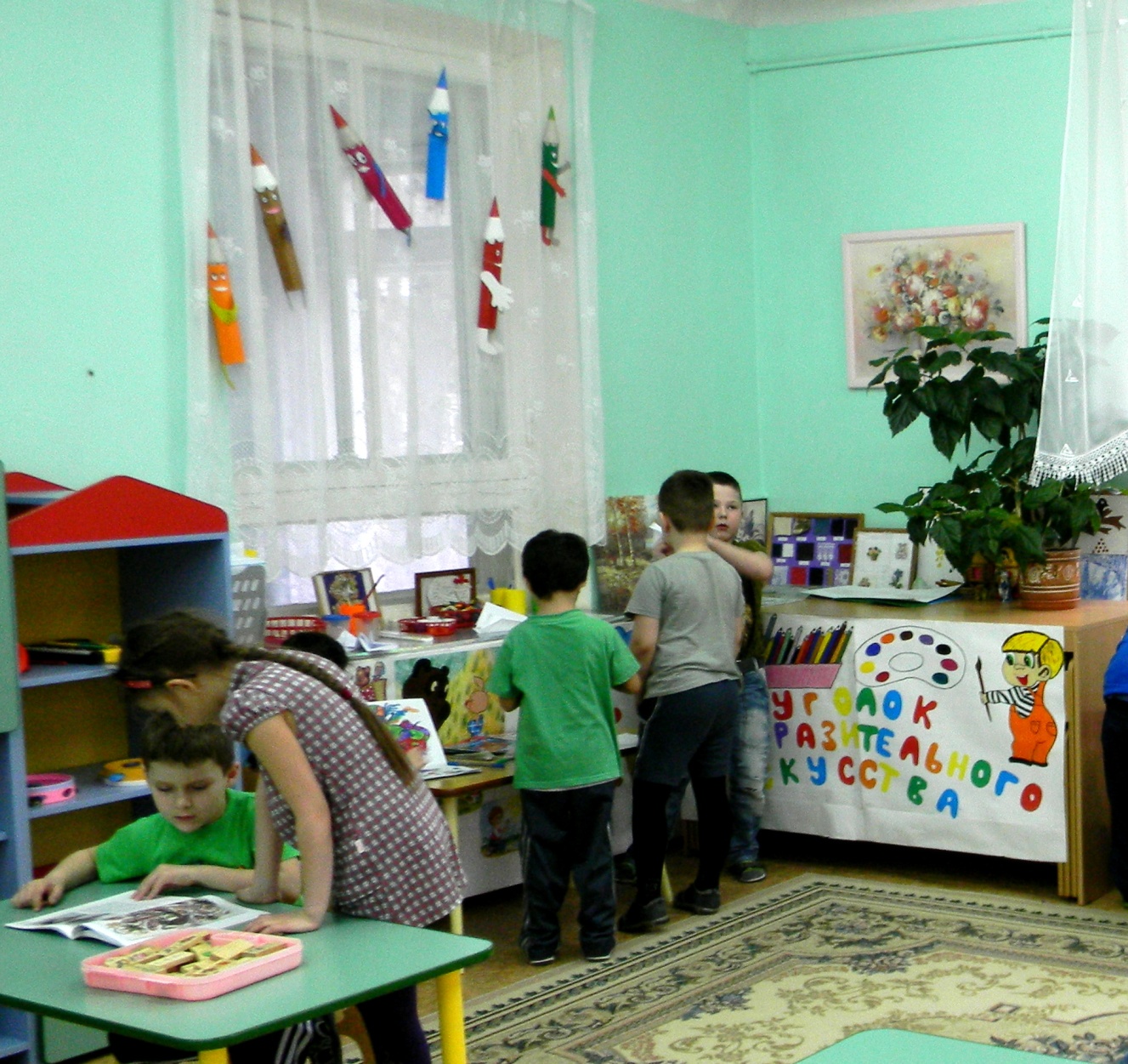Рекомендации по оформлению уголка изобразительного искусства в младшей группе детского сада