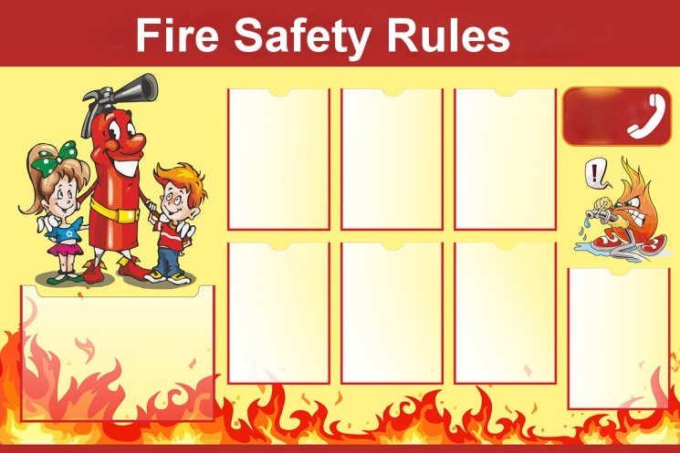 Урок-плакат на тему Fire helps? Fire kills?