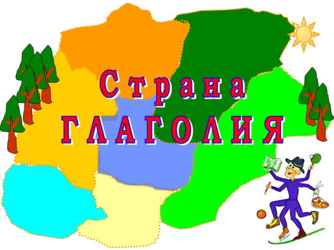 Конспект урока по русскому языку Страна Глаголия ( 7 класс )