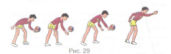 Урок физкультуры на тему:Волейбол. Прием мяча снизу, верхняя передача мяча.