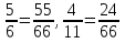 Бөлшекті ең кіші ортақ бөлімге келтіру (Математика 5-сынып)
