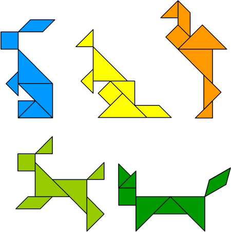 Конспект урока по наглядной геометрии на тему «Танграм» ( 5классе)